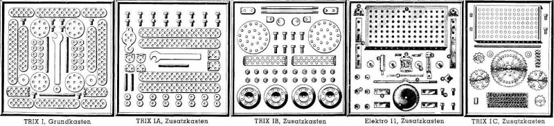 Die kleinen Trix Baukästen